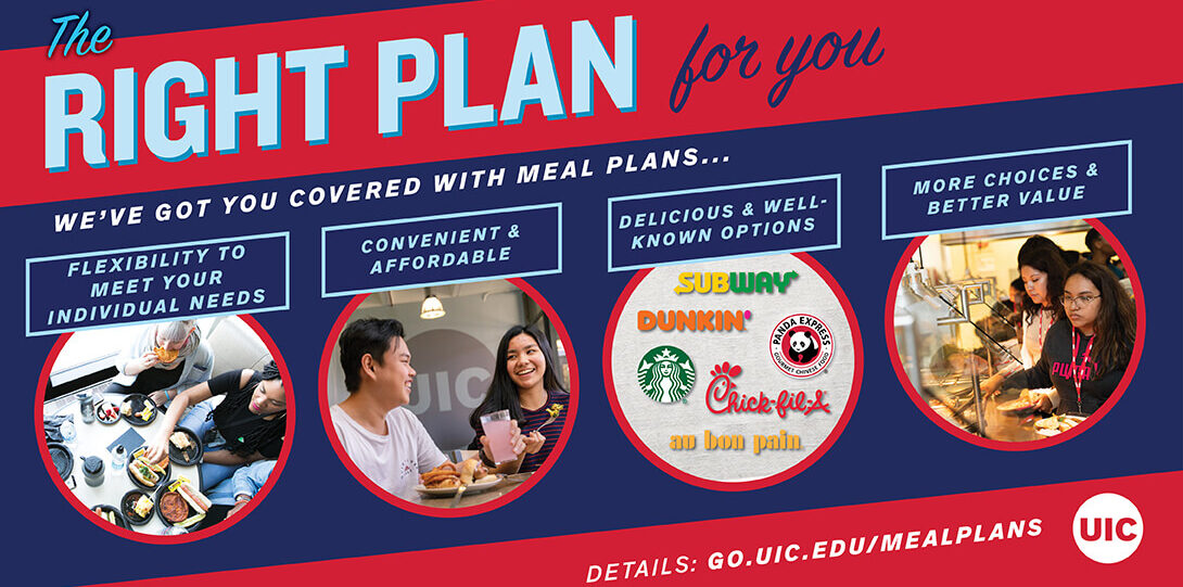 The Right Plan for you. We've got you covered with meal plans